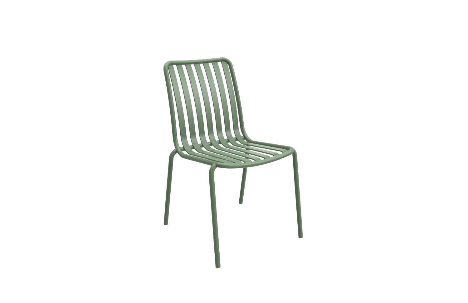 כסא אלומיניום ירוק