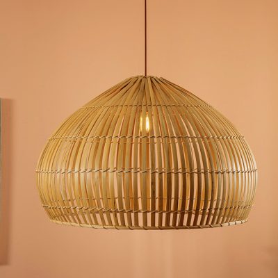 גוף תאורה תלוי עיצוב בוהו שיק תאורת במבוק תאורת אווירה