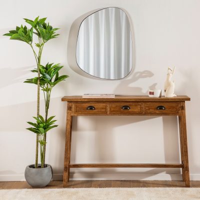 מראה מעוצבת מראה צפה מסגרת מתכת עיצוב מודרני