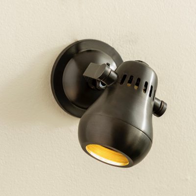 ספוט קיר שחור לפיז איכותי תאורה ממוקדת עיצוב תעשייתי